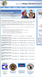 Mobile Screenshot of michiganchildid.org